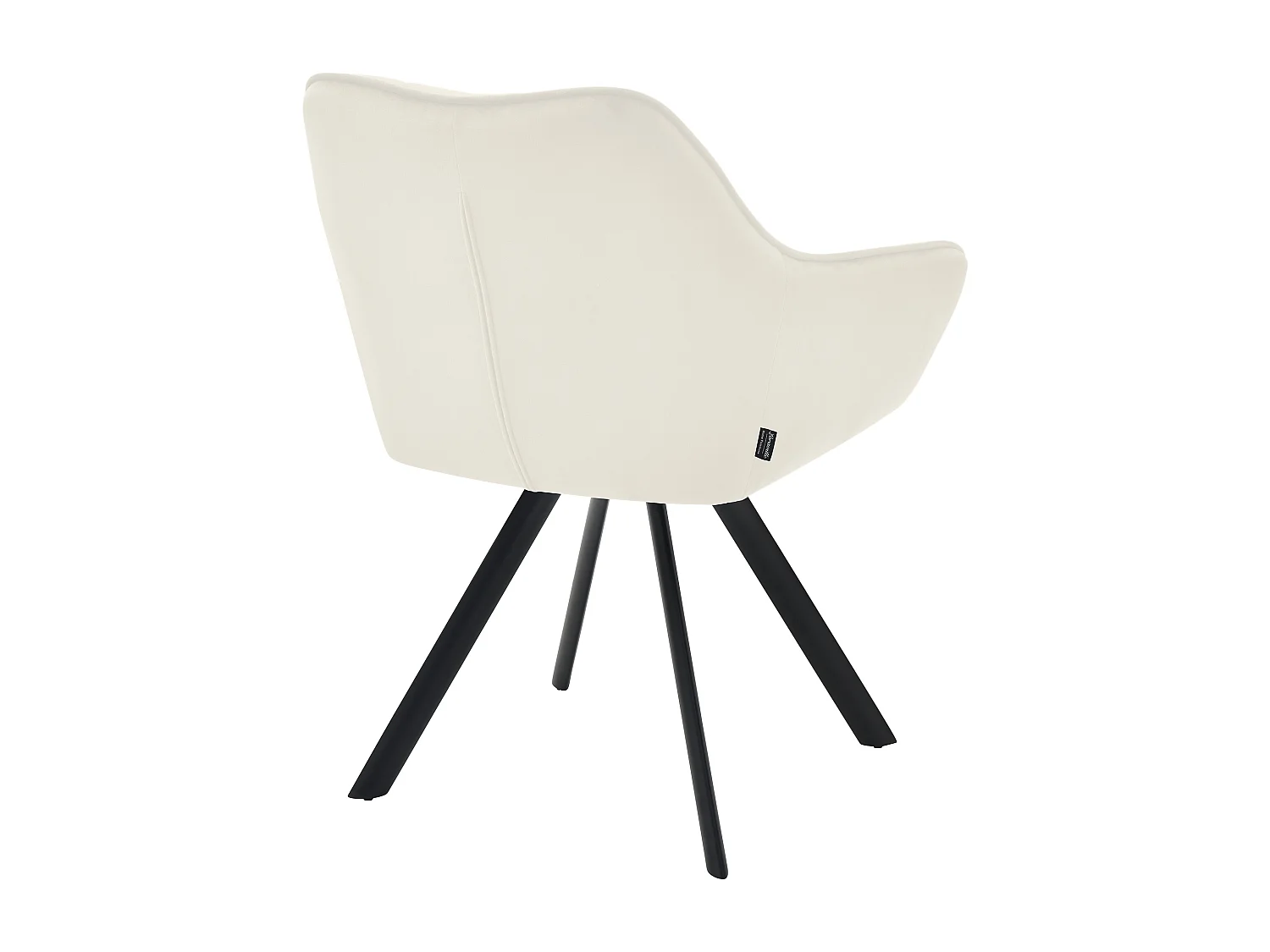 chaises avec accoudoirs - Velours - Crème - Scott