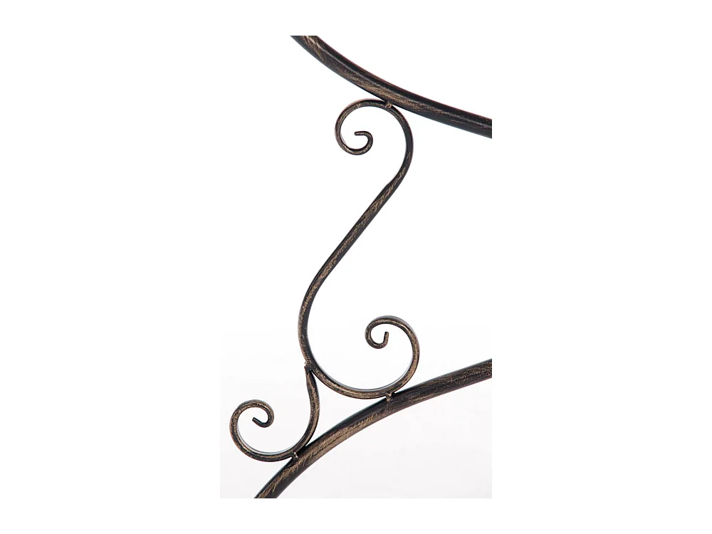 Table d'appoint de jardin - rund 70cm - Métal - Bronze - Amanda