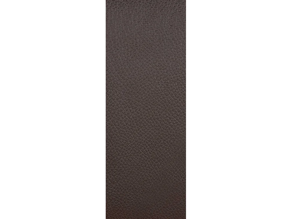 Chaise de bureau - Véritable cuir & Métal chromé - Marron - Cleveland