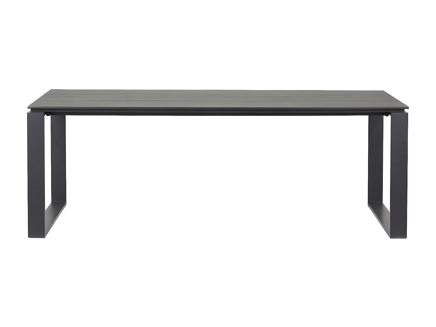 Martinus Table de jardin 210 x 100 cm, noir.