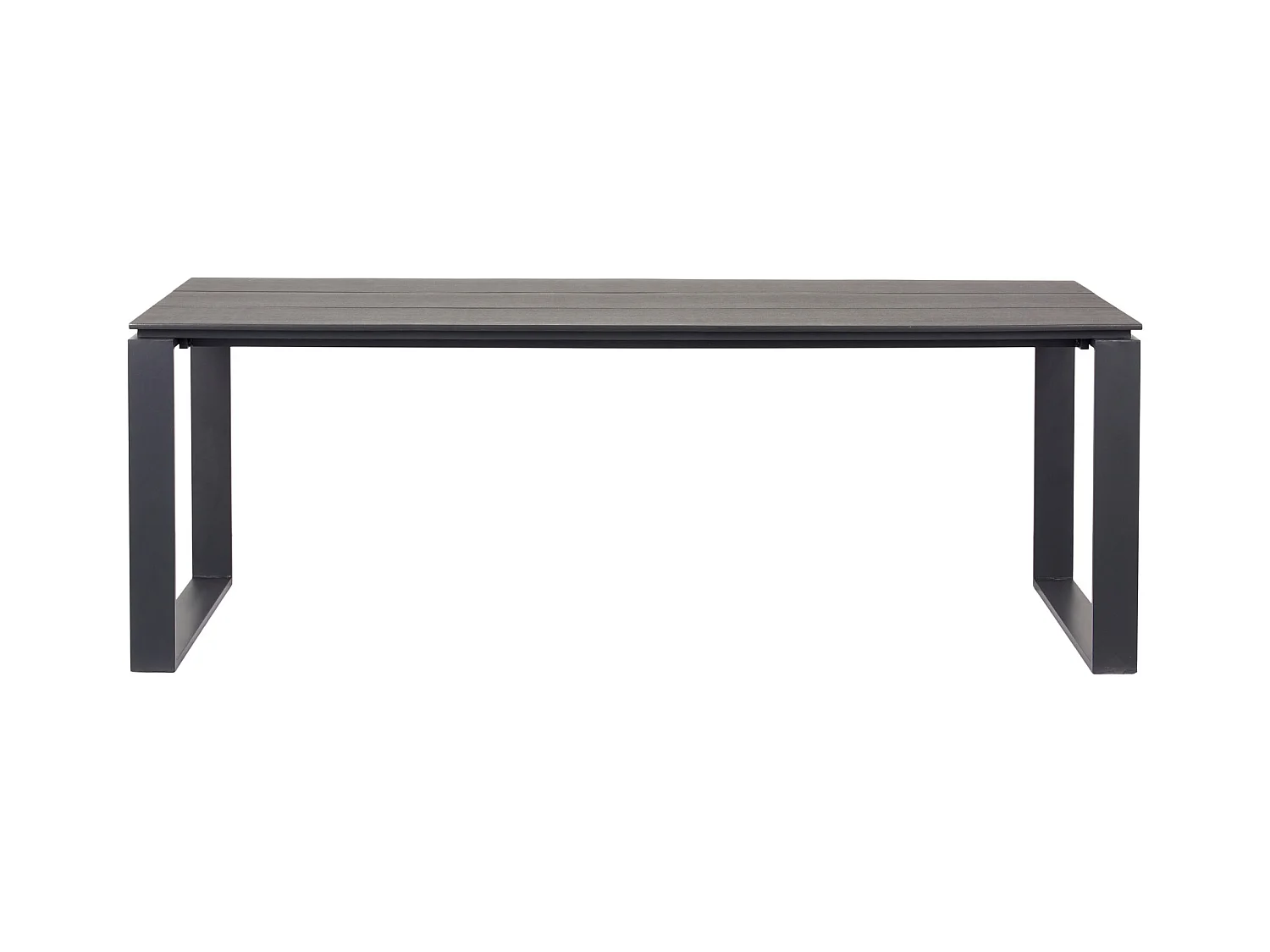 Martinus Table de jardin 210 x 100 cm, noir.