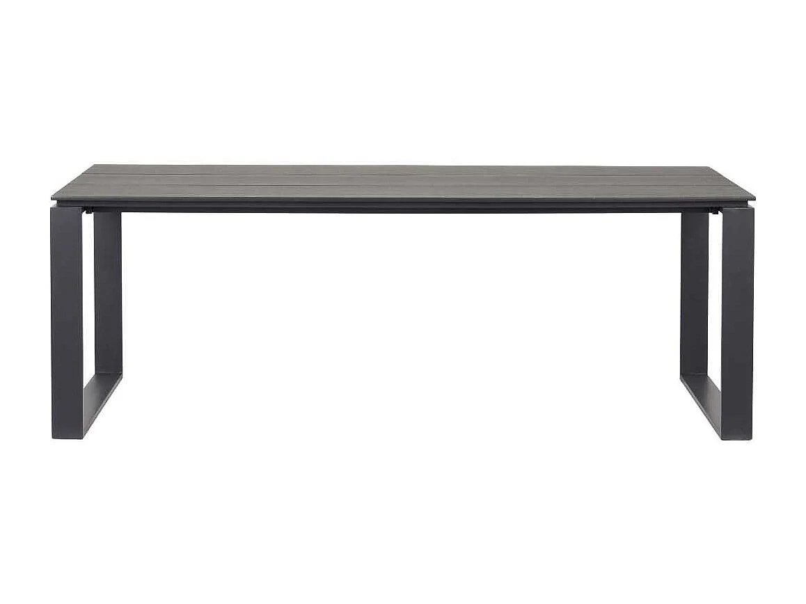 Martinus Gartentisch 210 x 100 cm schwarz.