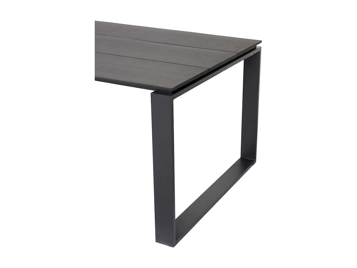 Martinus Gartentisch 210 x 100 cm schwarz.