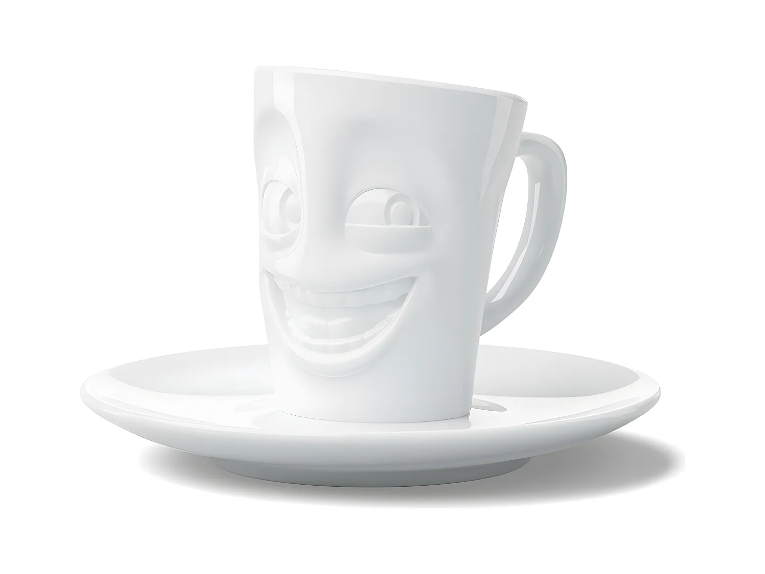 Tasse et sous tasse expresso en Porcelaine Tassen - Rieur