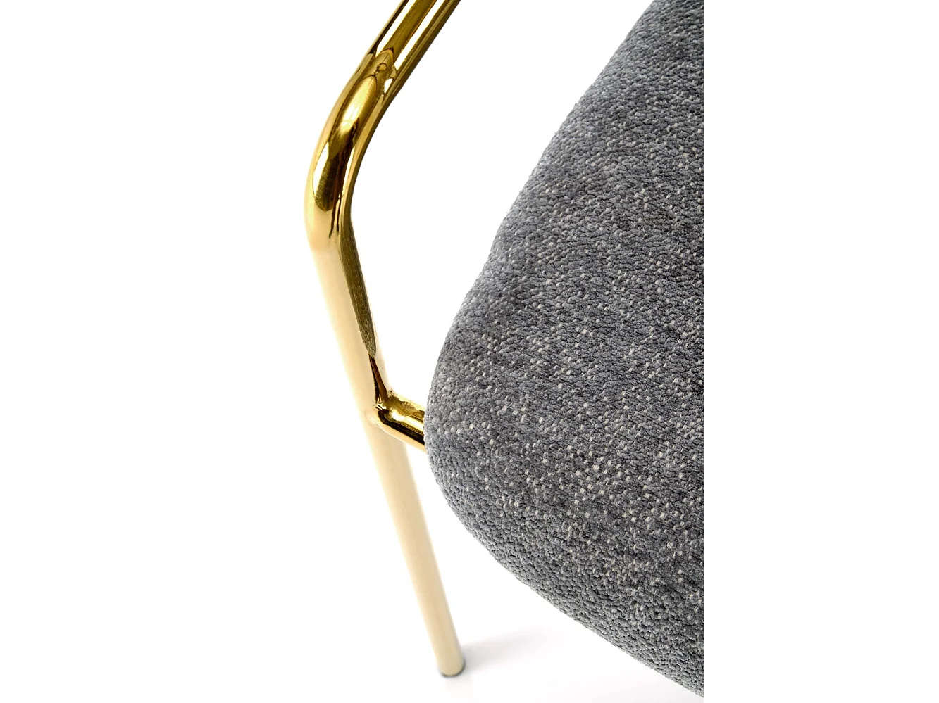 Stuhl aus verchromtem Stahl 54 x 76 cm