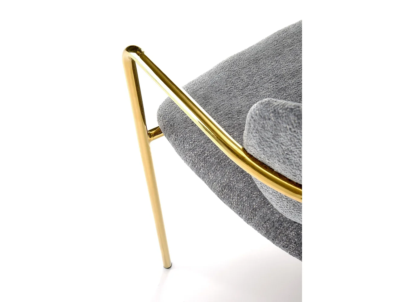 Stuhl aus verchromtem Stahl 54 x 76 cm