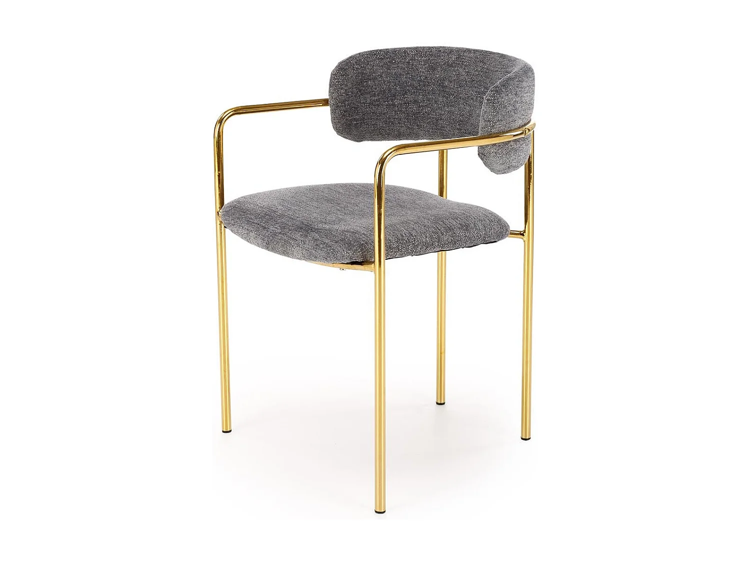 Stuhl aus verchromtem Stahl 54 x 76 cm