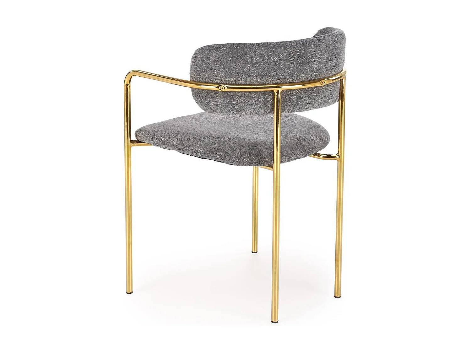 Stuhl aus verchromtem Stahl 54 x 76 cm