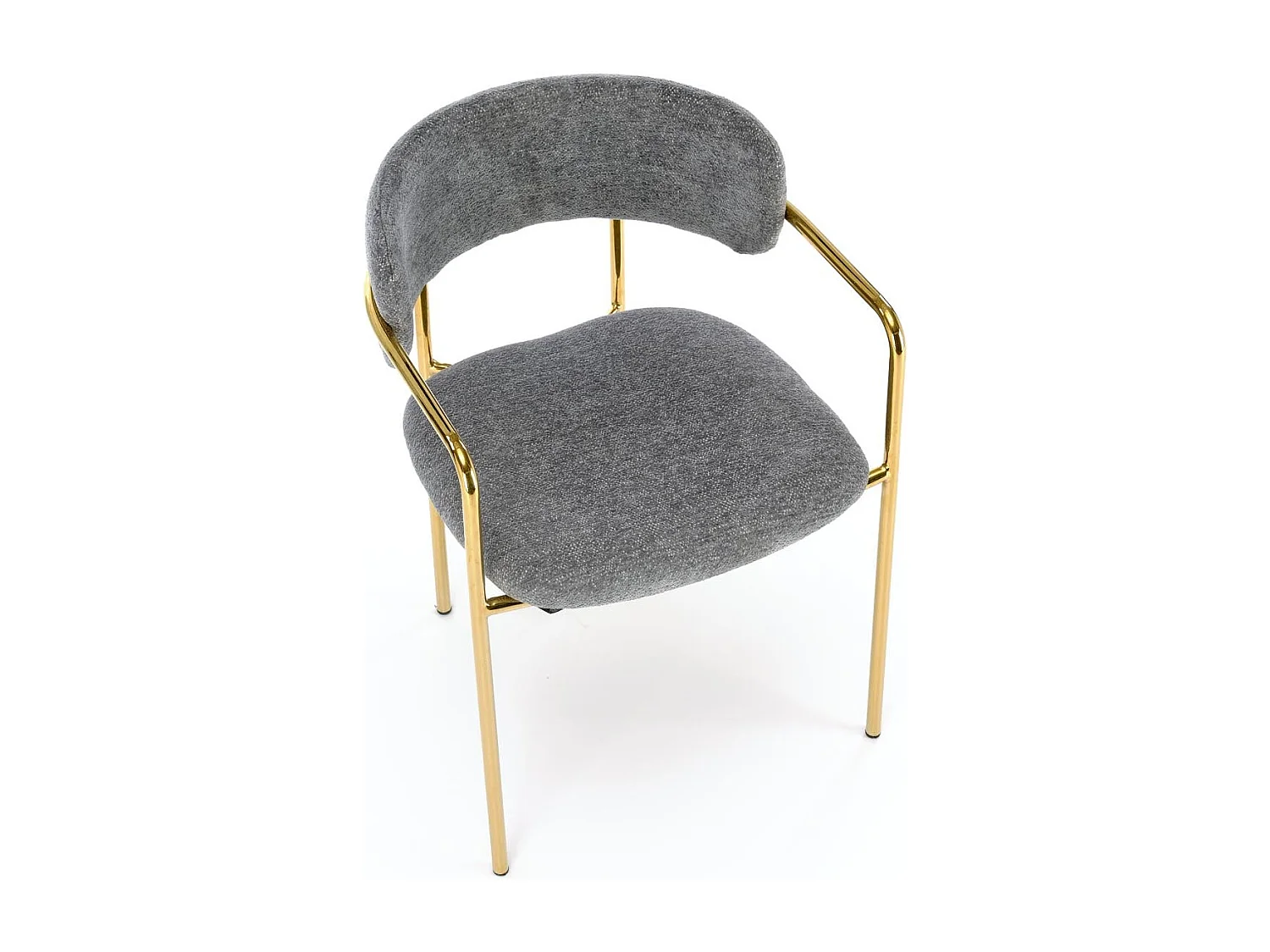 Stuhl aus verchromtem Stahl 54 x 76 cm