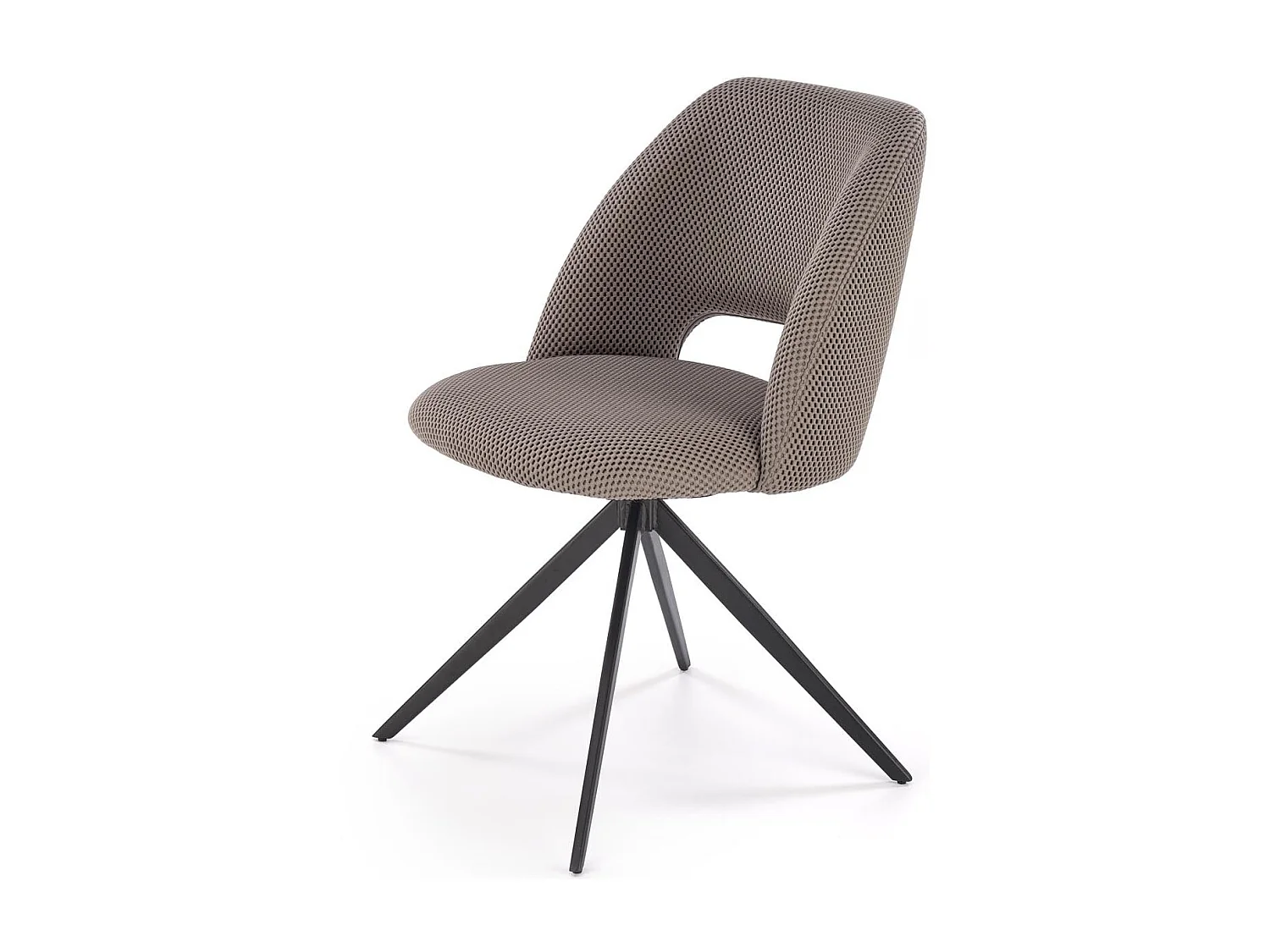 Chaise pivotante en acier 52 x 79 cm