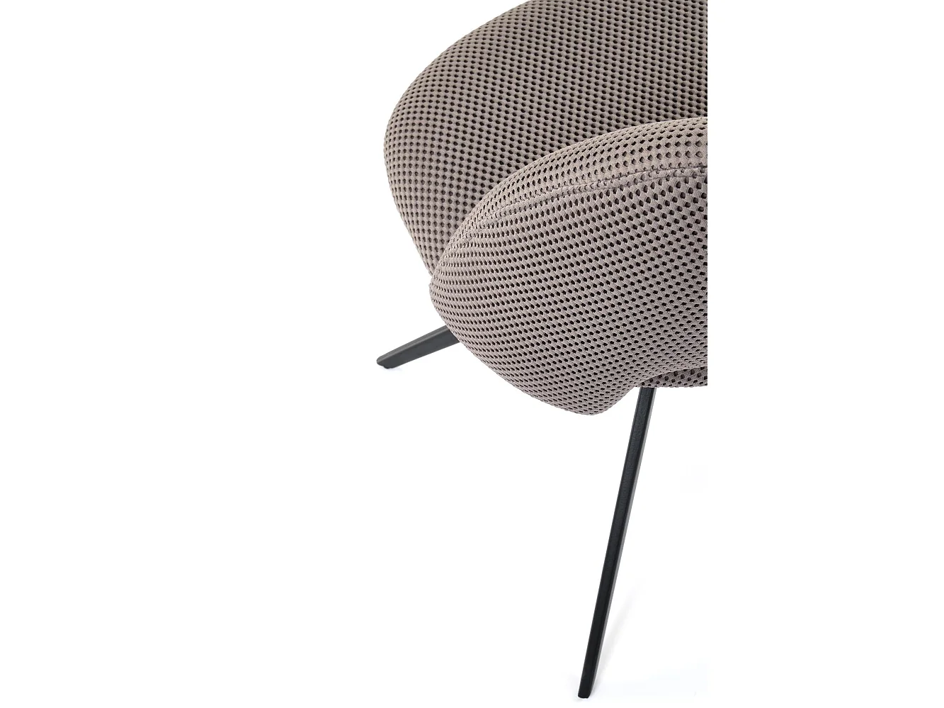 Chaise pivotante en acier 52 x 79 cm