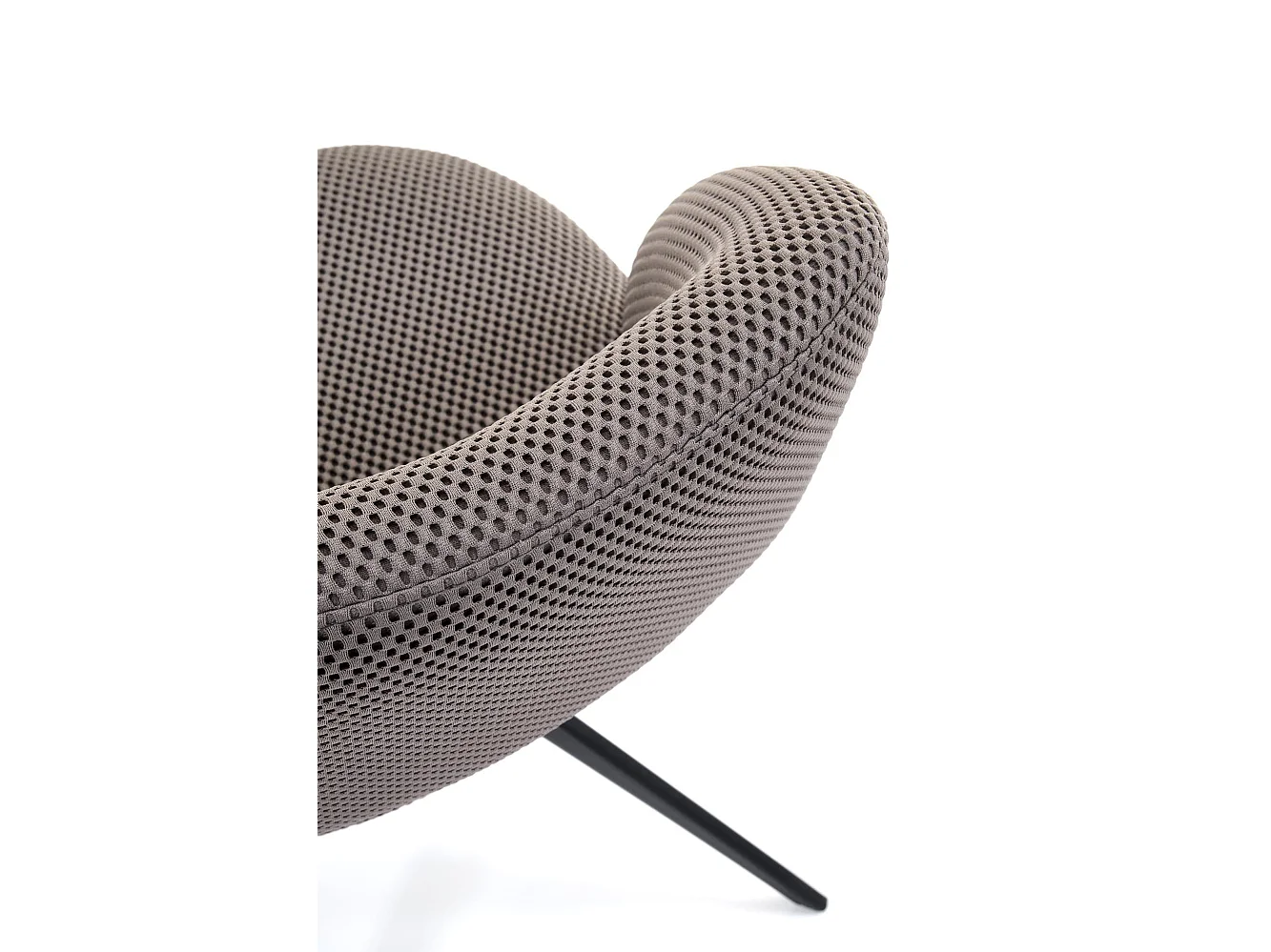 Chaise pivotante en acier 52 x 79 cm