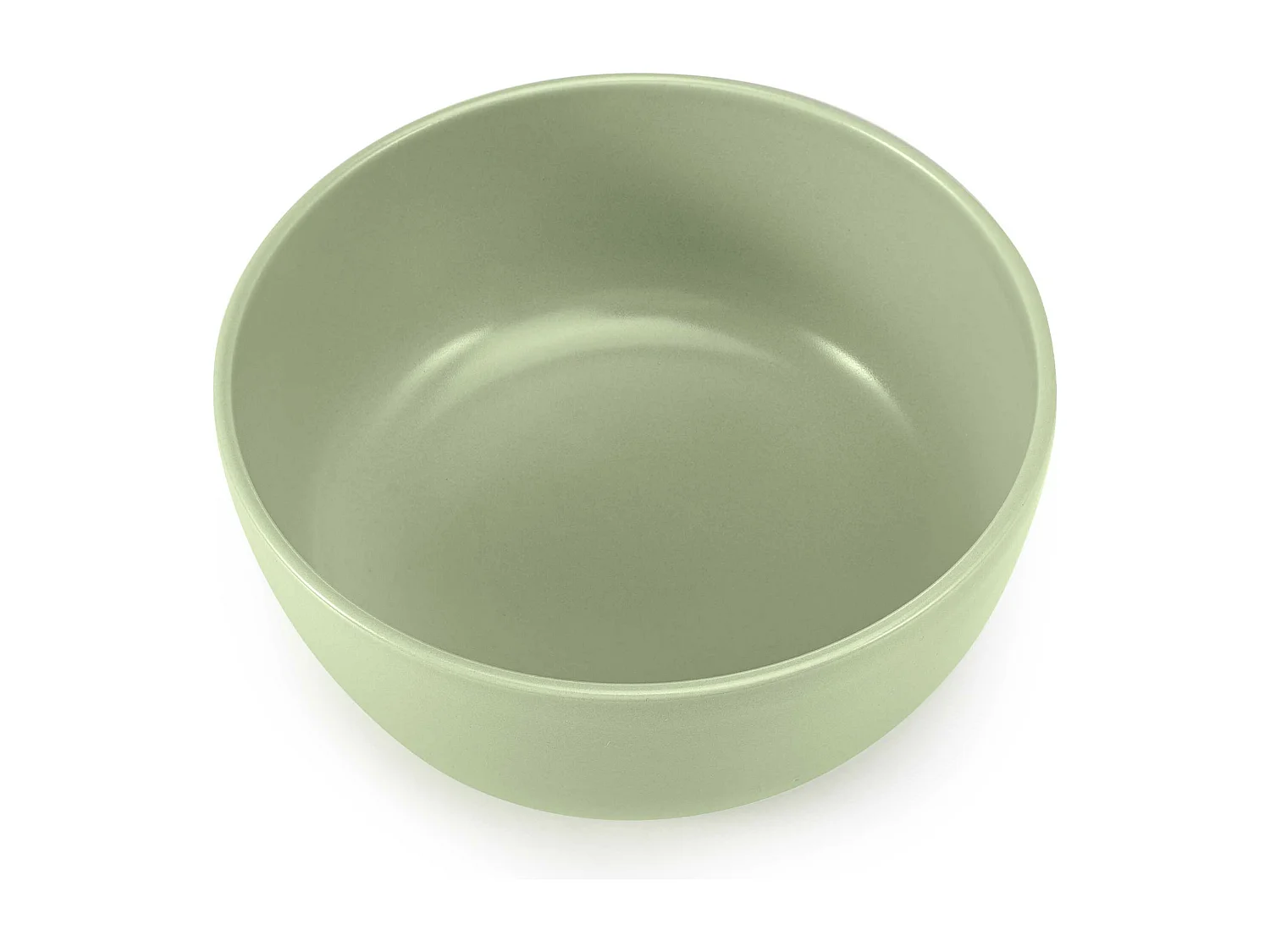 Schüssel-Set 6 Personen 6-tlg - Matt Pistazienfarben - VICTO