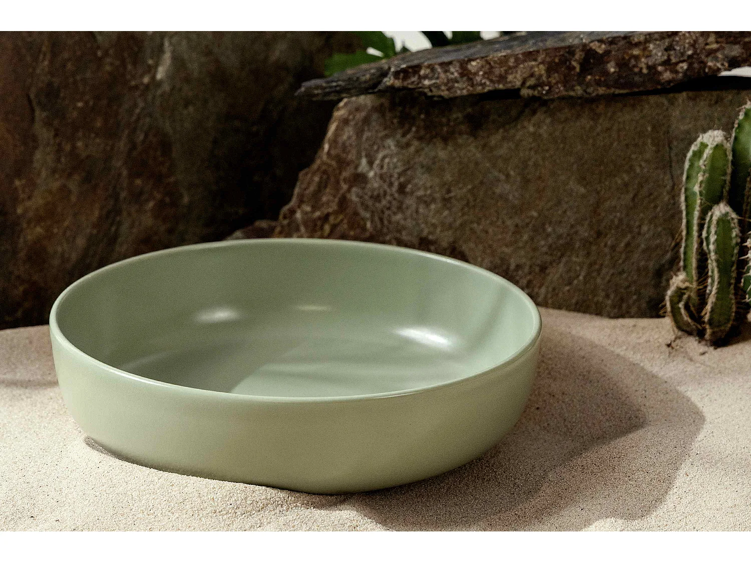 Tafelservice 6 Personen 18-tlg - Matt Pistazienfarben - VICTO