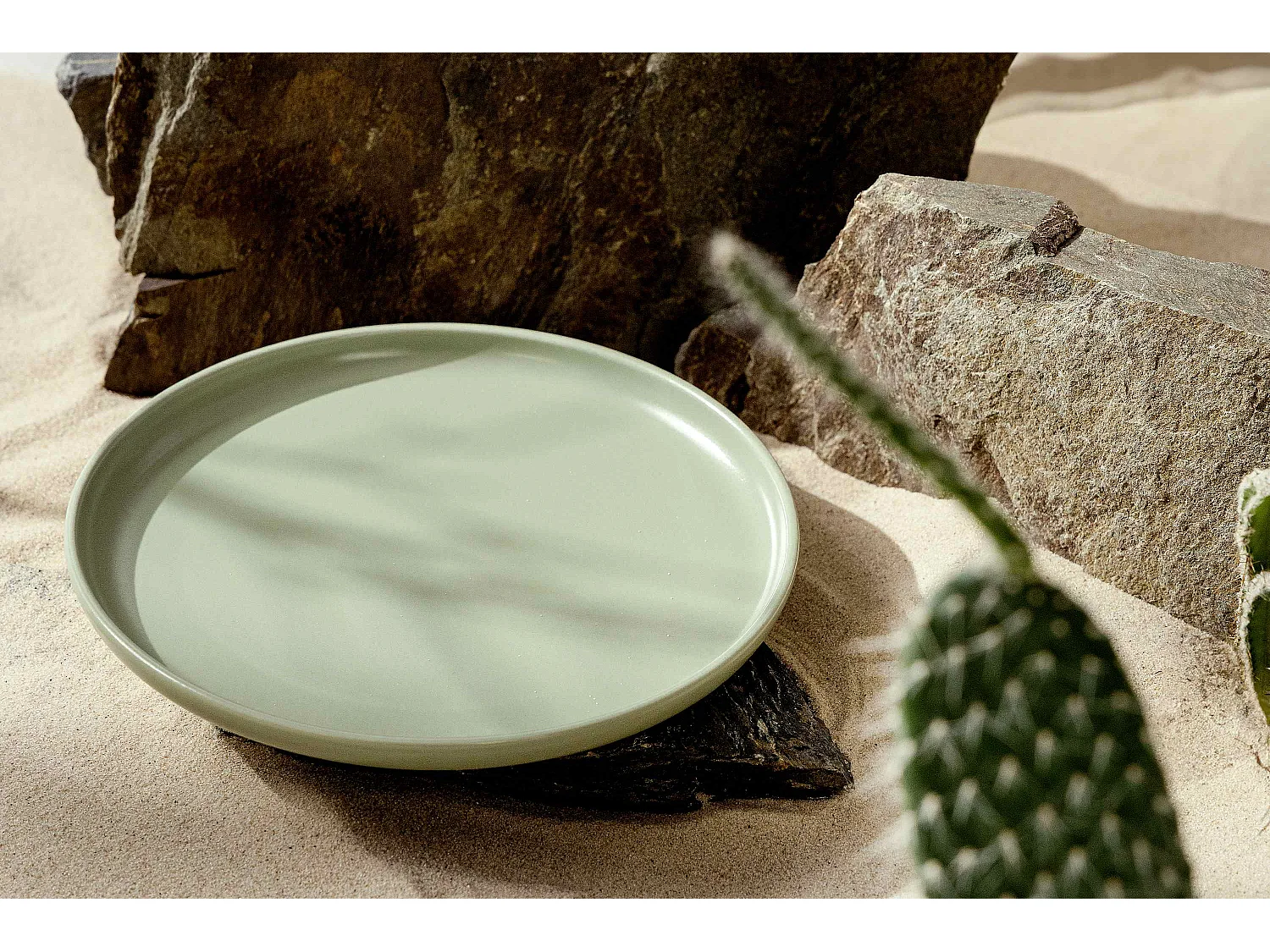 Tafelservice 6 Personen 18-tlg - Matt Pistazienfarben - VICTO