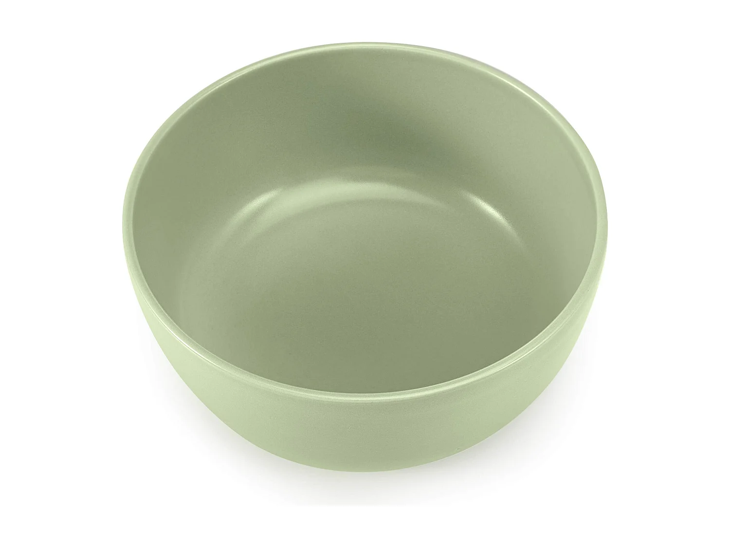 Tafelservice und Schüssel 18-tlg - Matt Pistazienfarben - VICTO