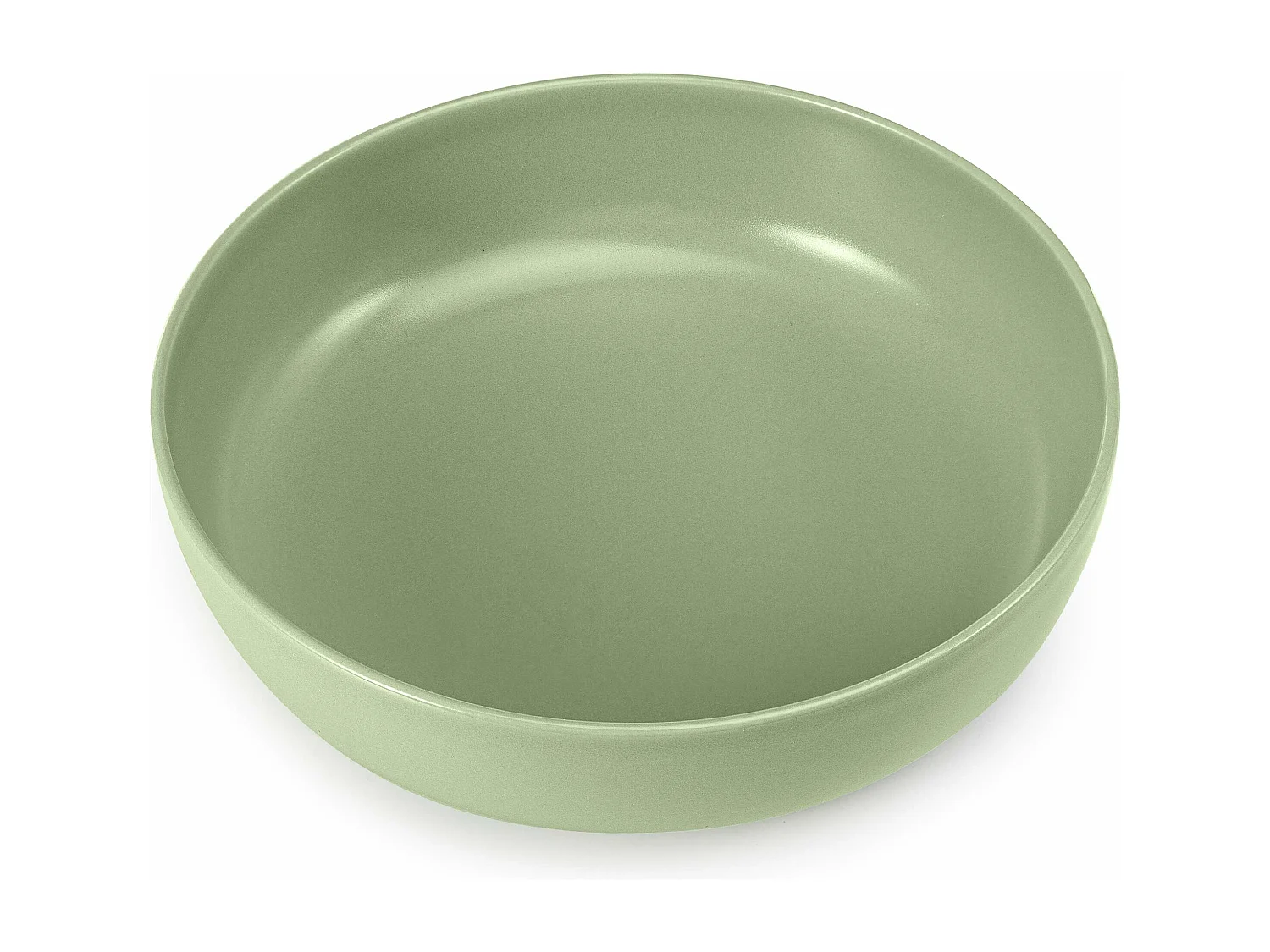 Teller-Set 6-tlg Suppenteller - Matt Pistazienfarben - VICTO