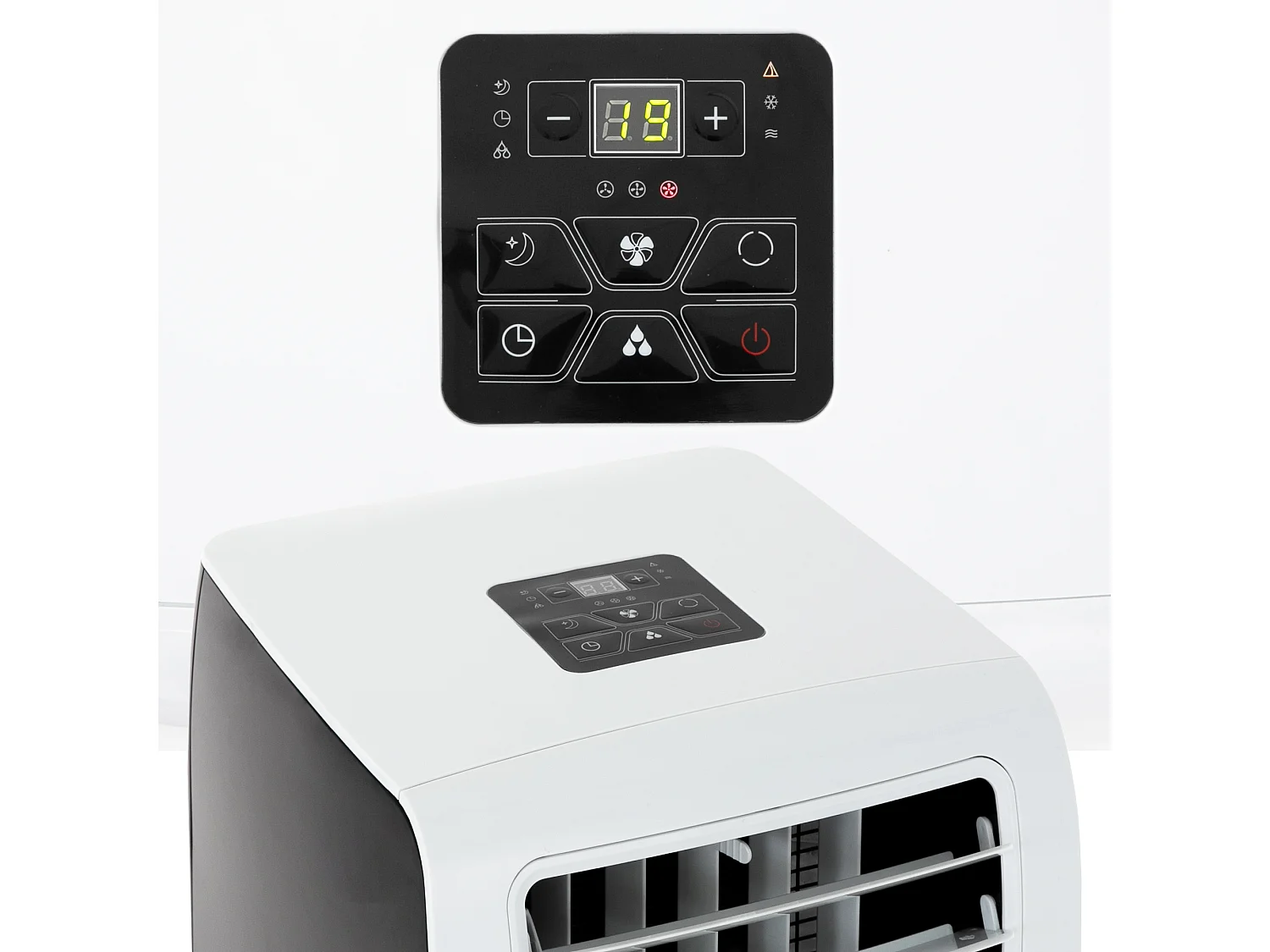 Climatizzatore portatile 4 in 1 unita con timer display e telecomando 2,6 kW