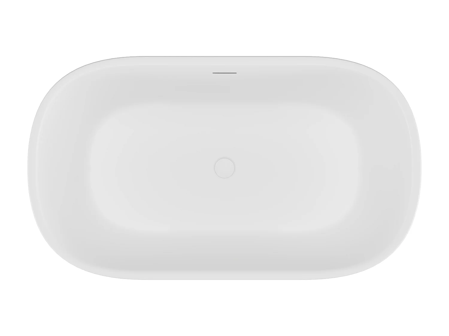 Wanna wolnostojąca biała matowa - 130 x 74 x 60 cm - 195 l - CALDRIA