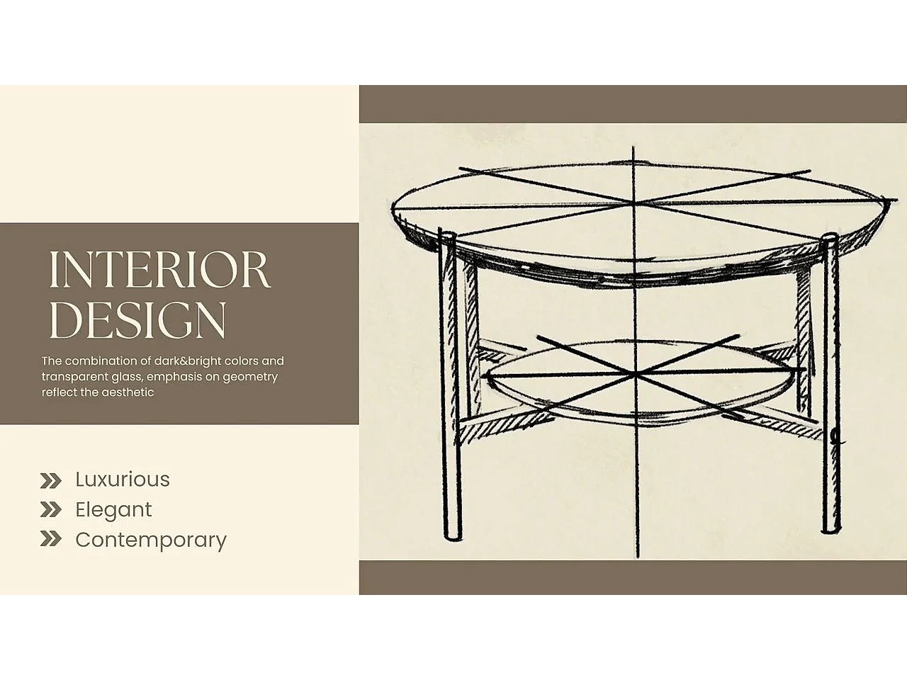 Table Basse Salon Ronde en Verre Table Meuble de Salon 80x80x47.5cm