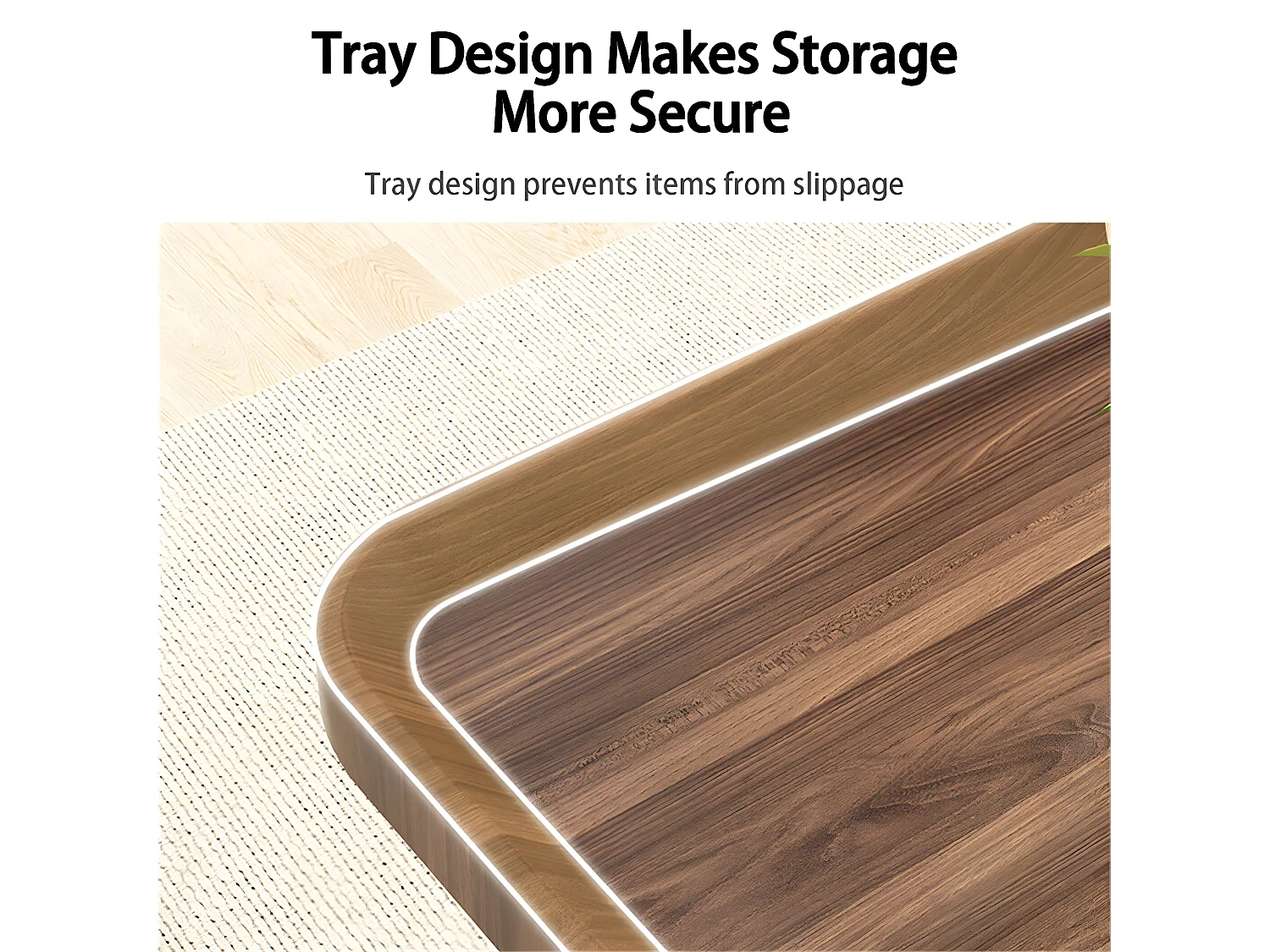 Lot de 2 Tables Basses Gigognes Bois Salon Table Basse Structure en Métal