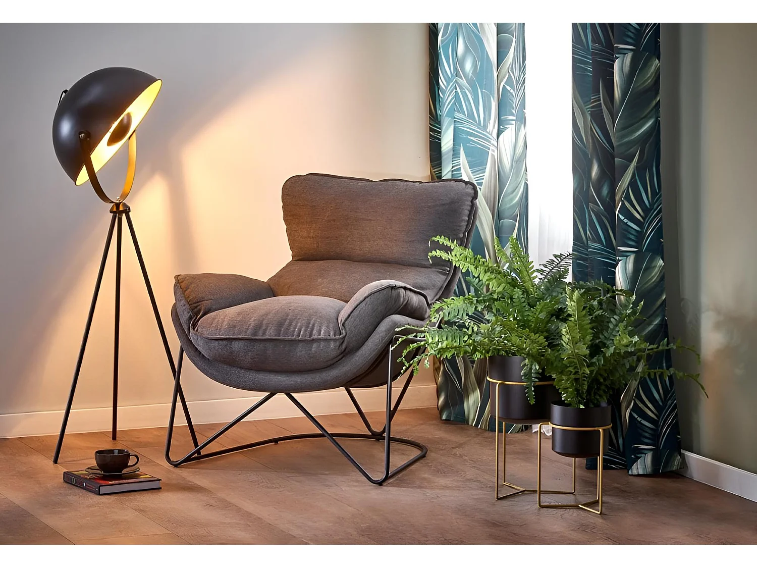 Relax Fauteuil Volker/Tissu/Anthracite