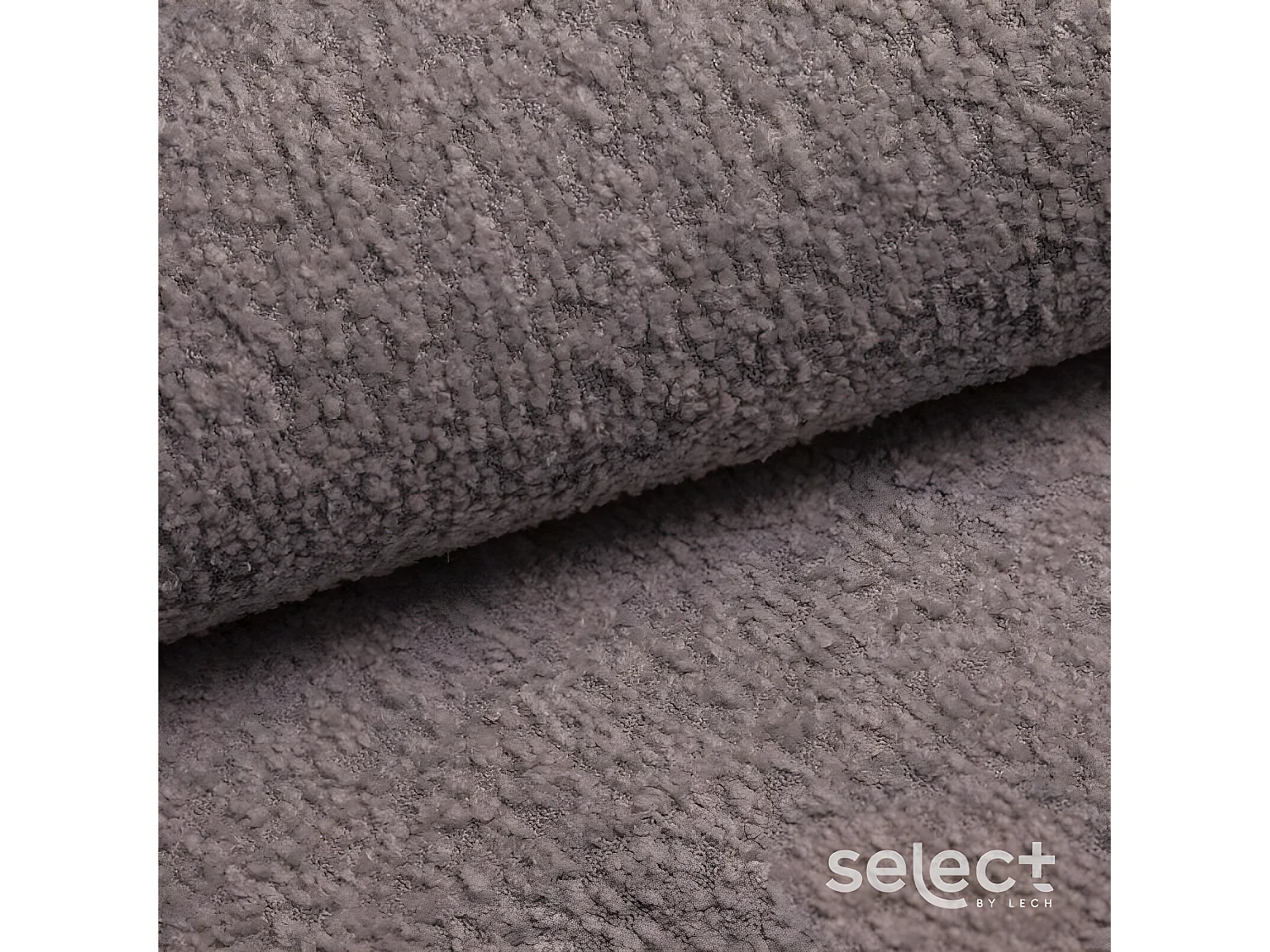 Zoey Loungesessel mit Silber Füßen aus Bouclé-Stoff