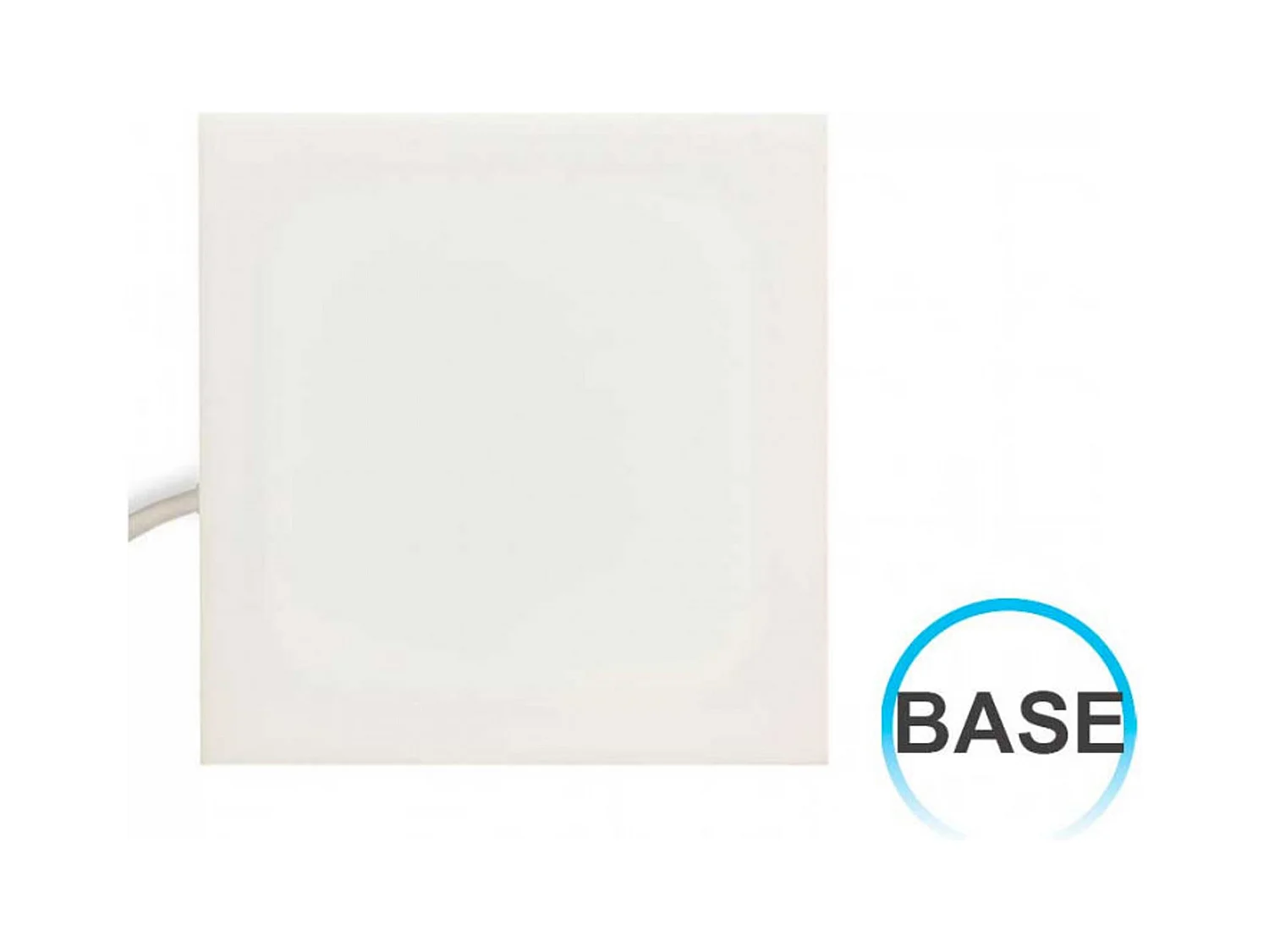 Base de LED branco 150x150mm, 3.5W, 200LM