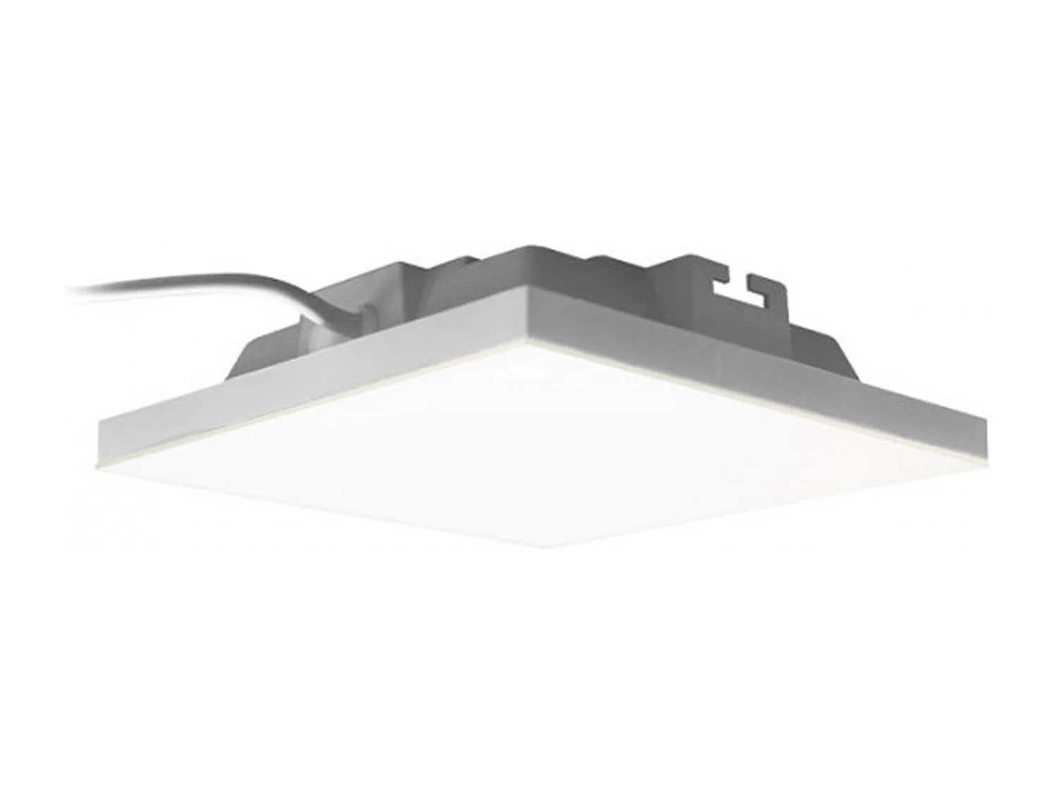 Base LED collegabile bianca quadrata 150x150mm