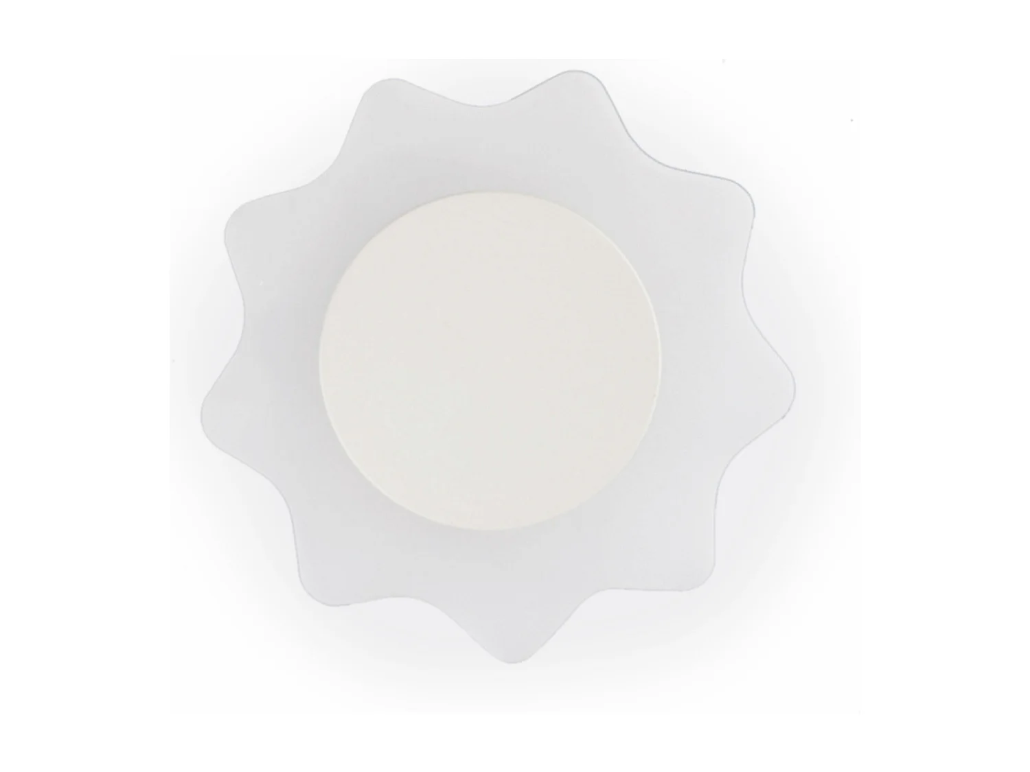 Luz LED montada na parede luz branca quente 6 W