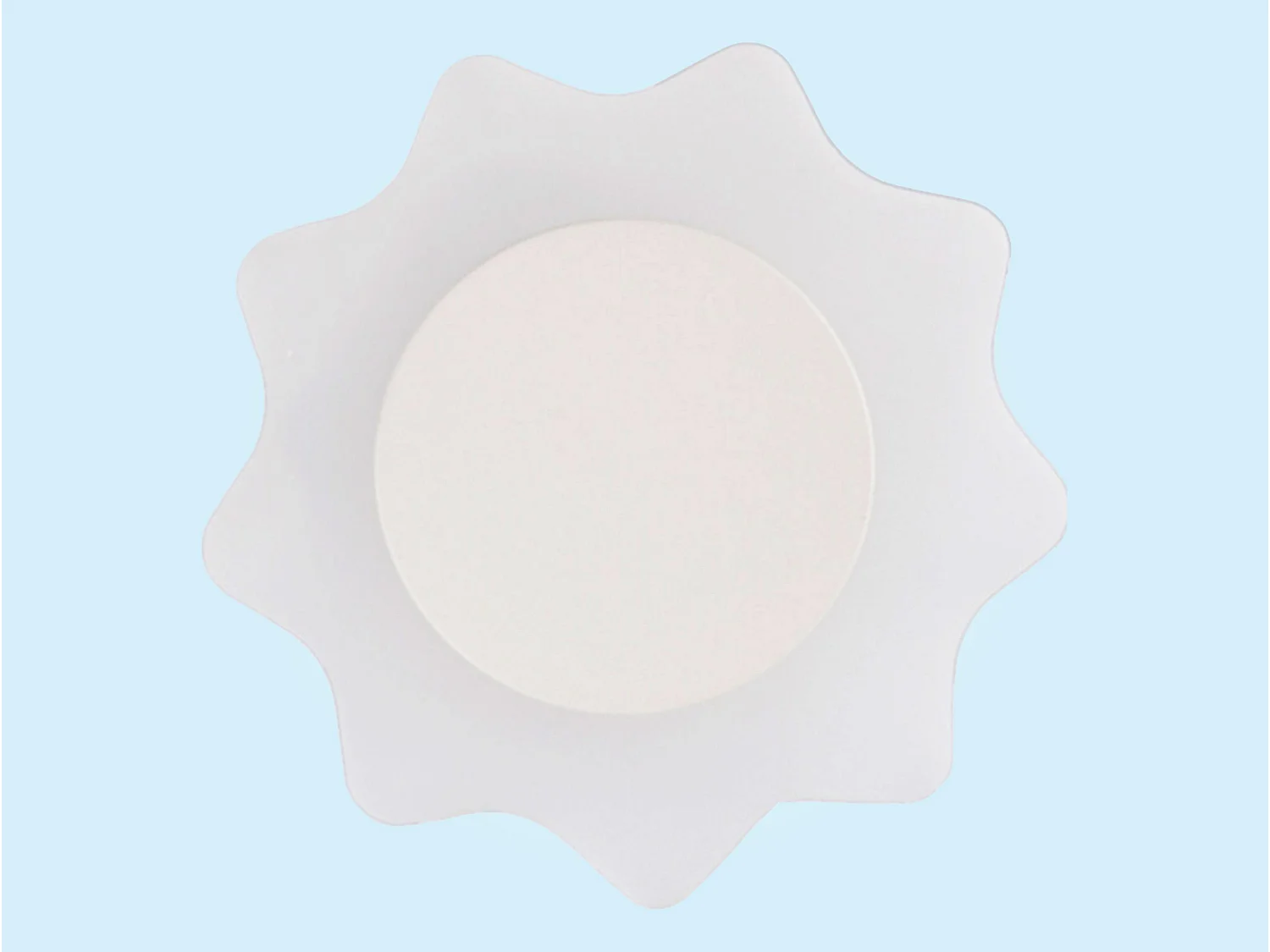 Luz LED montada na parede luz branca quente 6 W