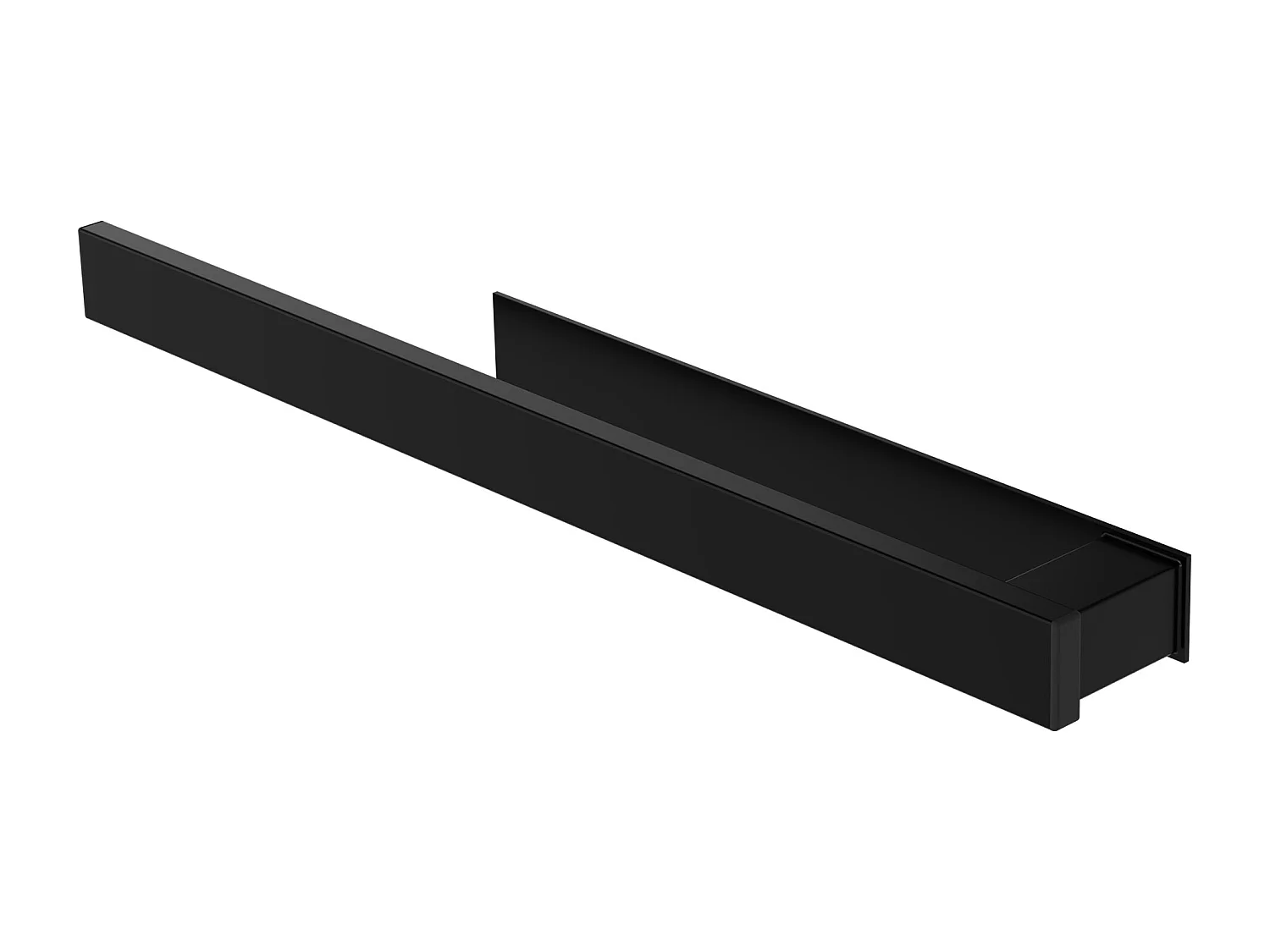 Portasciugamani supporto asciugamani da bagno con adesivo a muro in acciaio nero