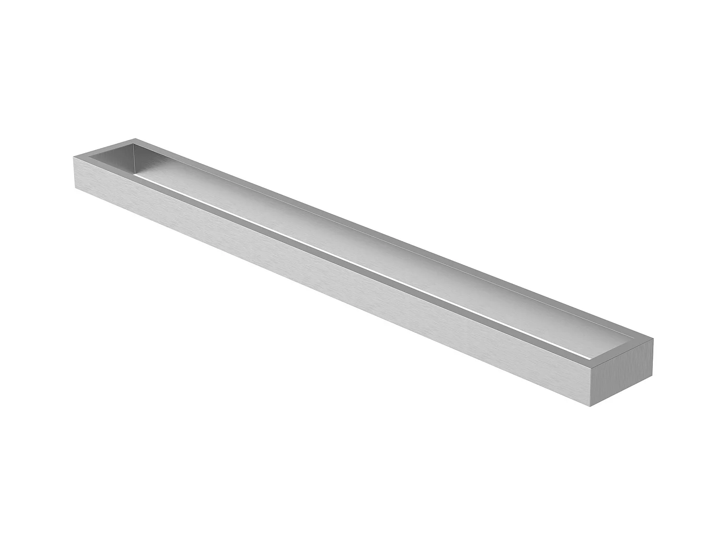 Porte-serviettes salle de bain support acier inox autocollant sans percer 60 cm