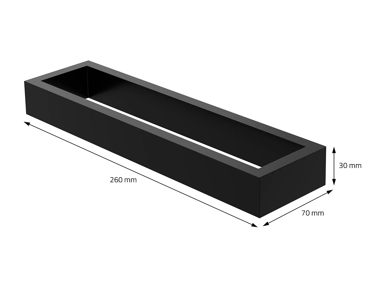 Porta asciugamani 26 cm nero acciaio da appendere bagno cucina porta salviette