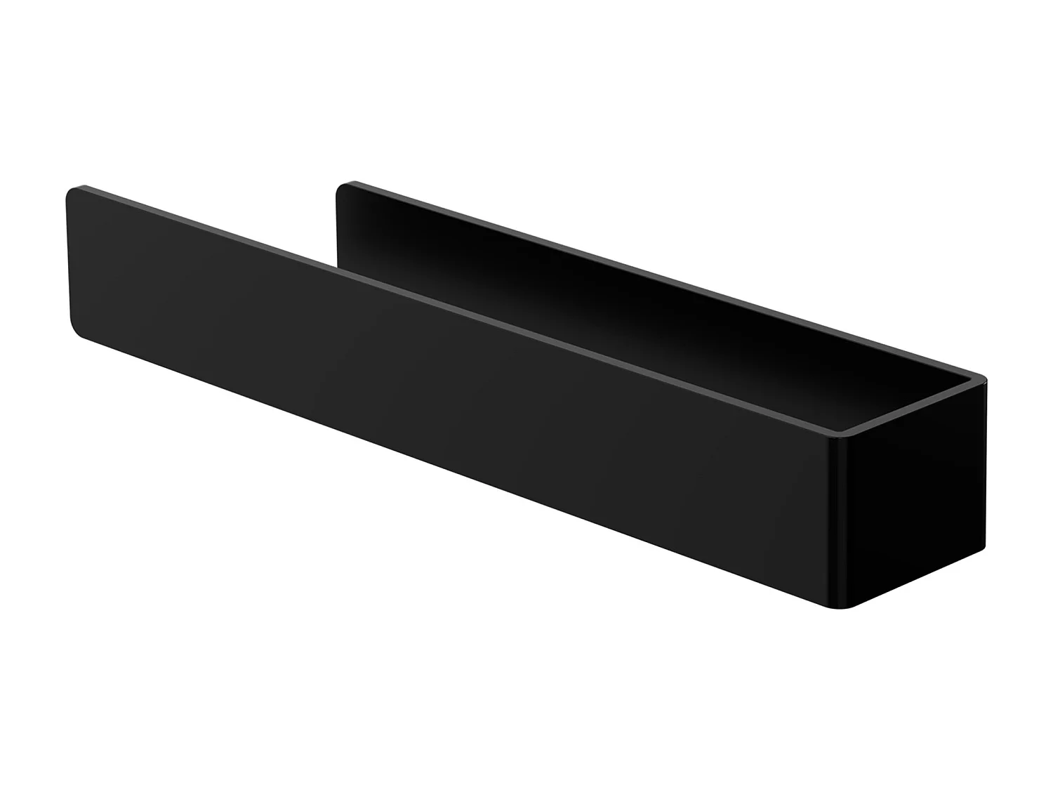 Porte-serviettes salle de bain support en aluminium autocollant sans percer 22cm