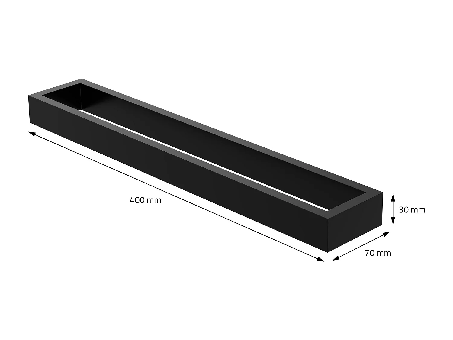 Porte-serviettes salle de bain support en acier autocollant sans percer 40 cm