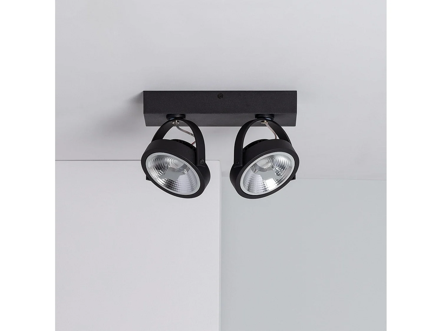 Foco LED 30W CREE de Superficie Direccionable AR111 Regulable Negro 4000K Blanco Neutro