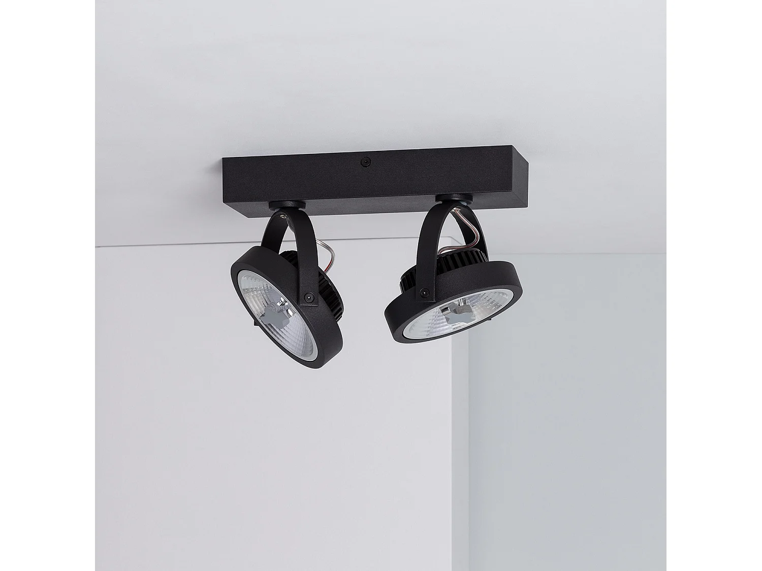 Foco LED 30W CREE de Superficie Direccionable AR111 Regulable Negro 4000K Blanco Neutro