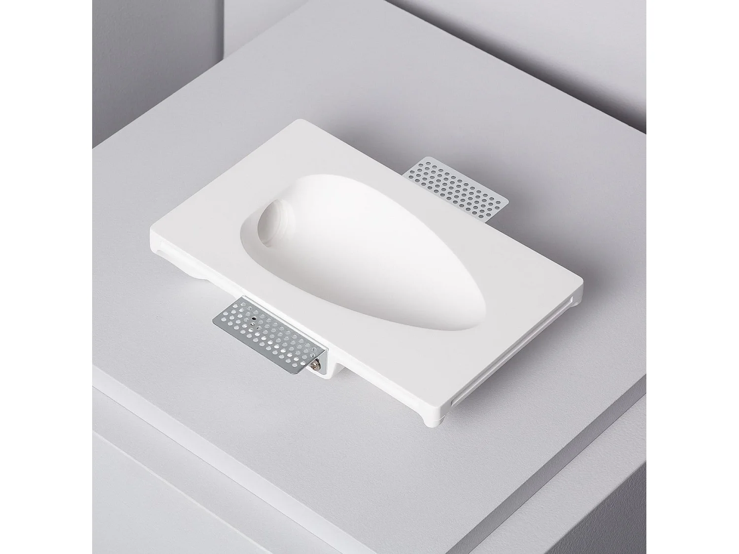 Applique Murale LED Intégration Plâtre/Placo  2W Coupe 148x233 mm 2700K Blanc chaud