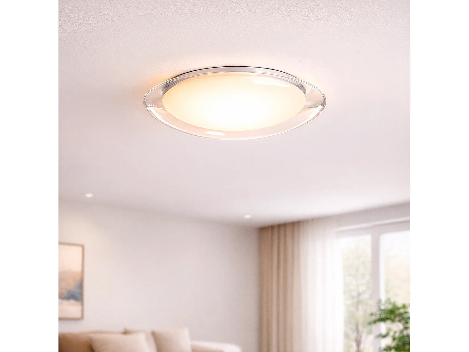 Applique da Parete LED 18W Metallo e Metacrilato CCT Selezionabile Camden M 2200K - 3000K - 4000K CCT