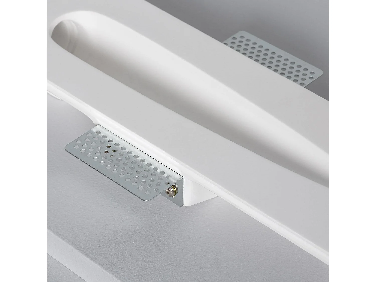 Applique Murale LED Intégration Plâtre/Placo 2W Coupe 323x103 mm 2700K Blanc chaud