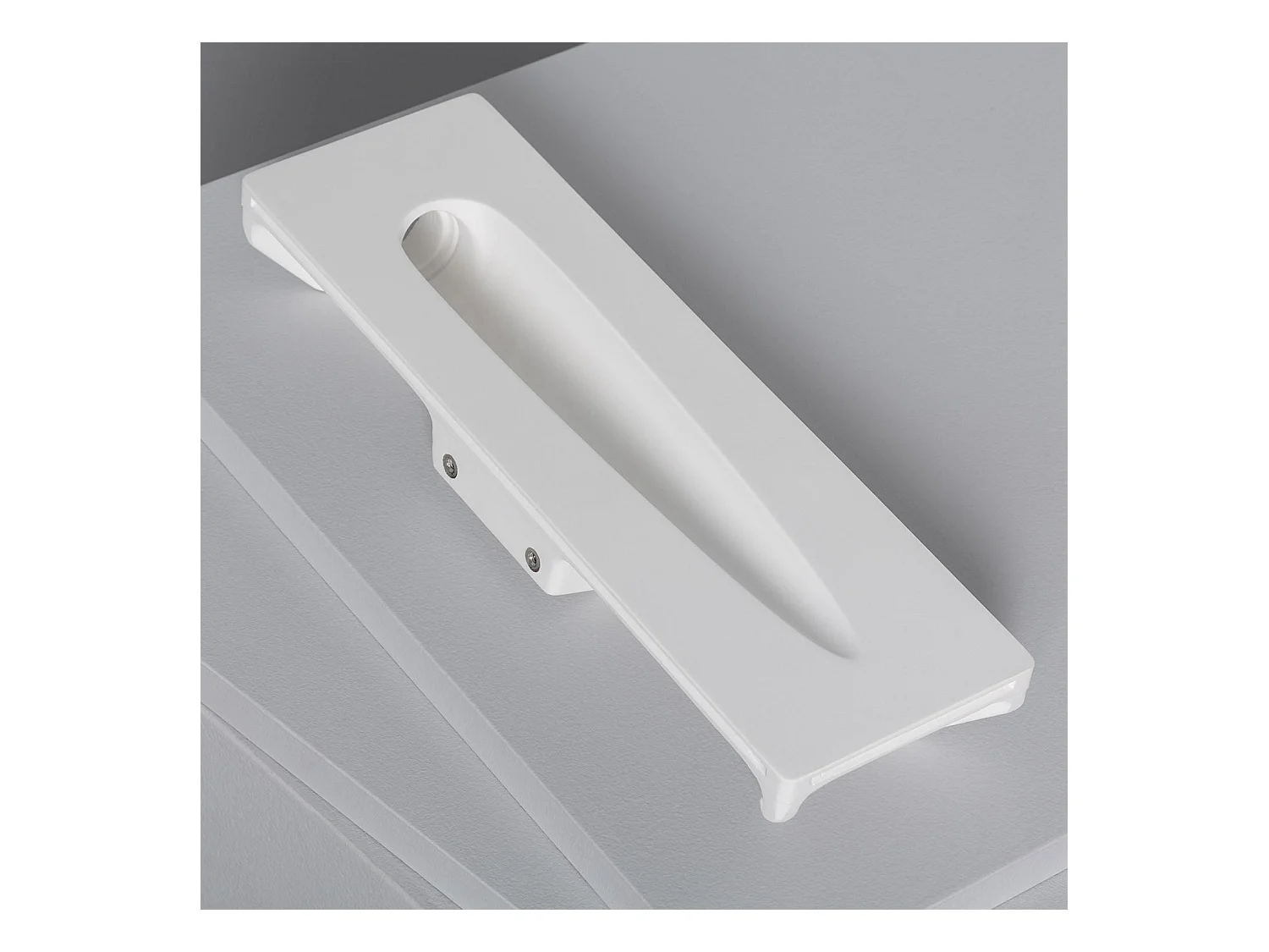 Applique Murale LED Intégration Plâtre/Placo 2W Coupe 323x103 mm 2700K Blanc chaud