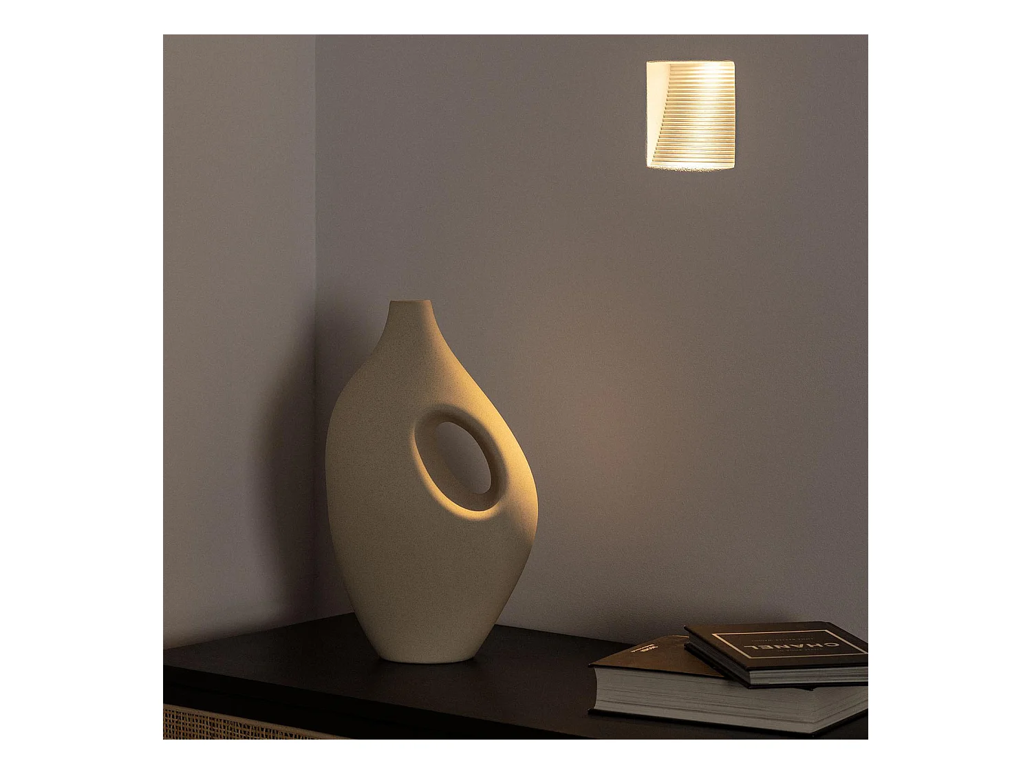 Applique Murale LED Intégration Plâtre/Placo 2W Coupe 353x293 mm 2700K Blanc chaud