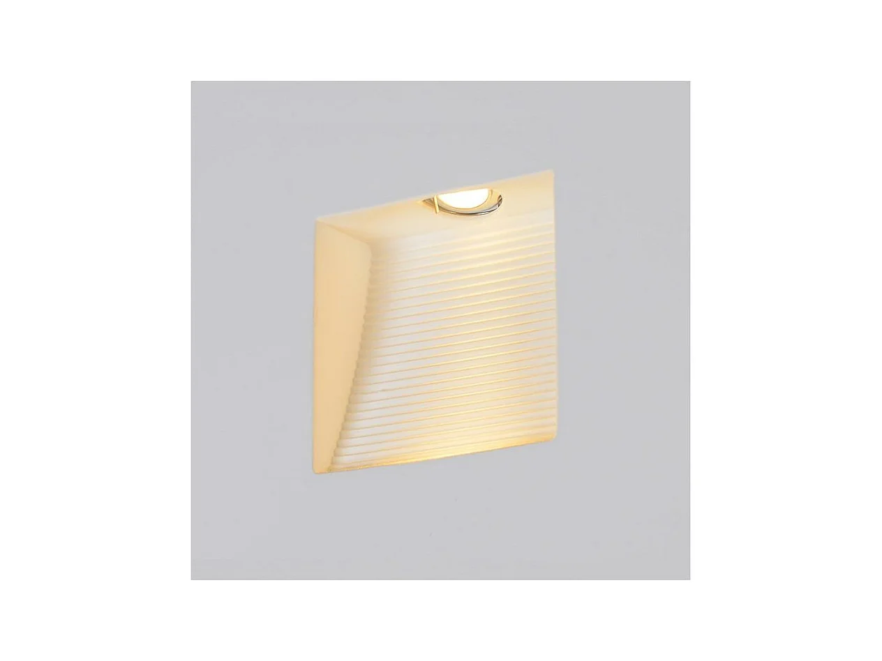 Applique Murale LED Intégration Plâtre/Placo 2W Coupe 353x293 mm 2700K Blanc chaud