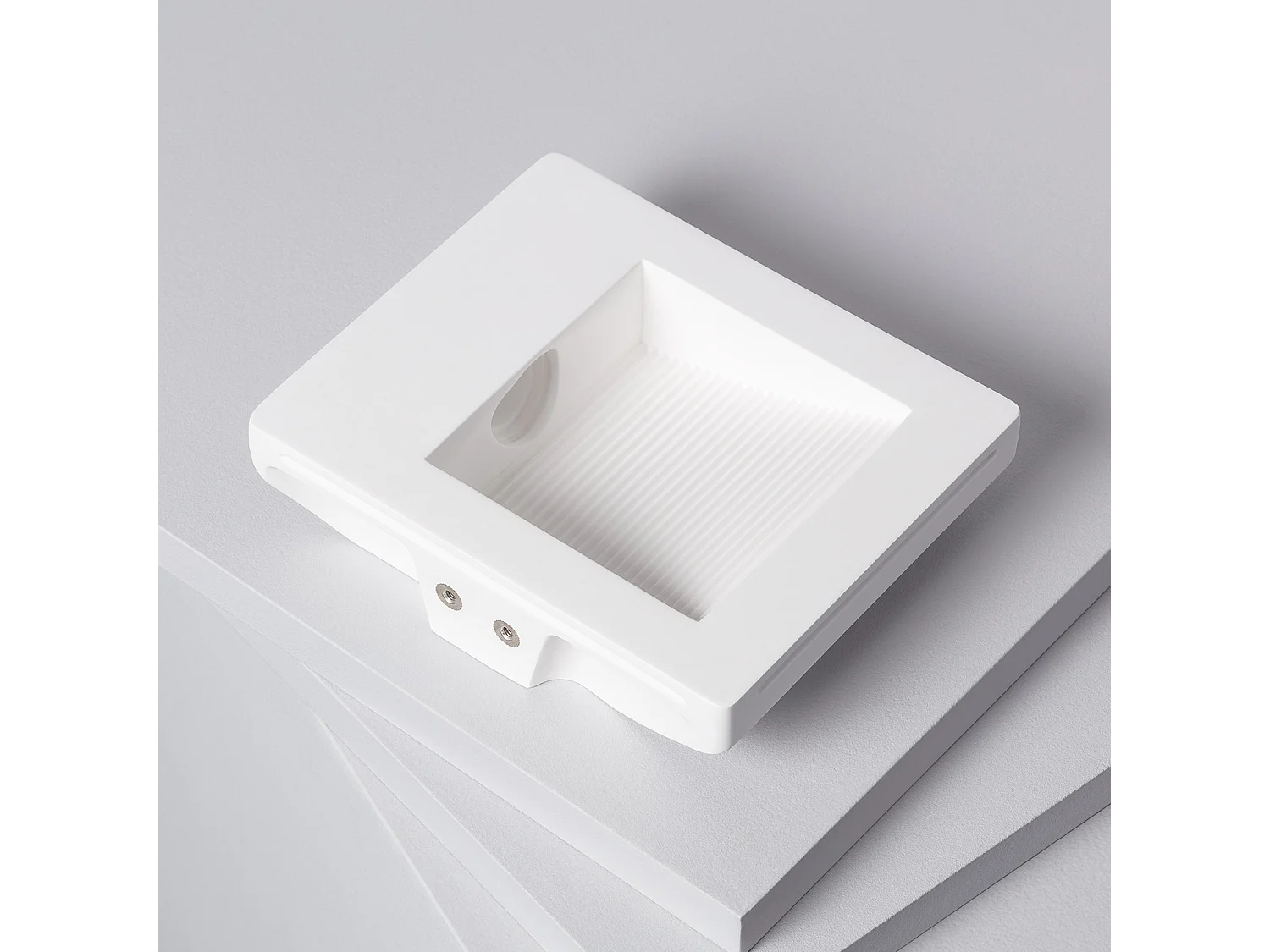 Applique Murale LED Intégration Plâtre/Placo 2W Coupe 353x293 mm 2700K Blanc chaud