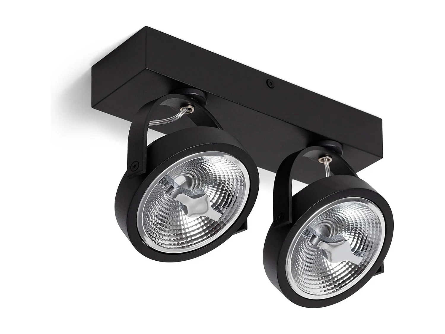 Spot LED 30W CREE en Saillie Orientable AR111 Dimmable Noir 2700K Blanc chaud