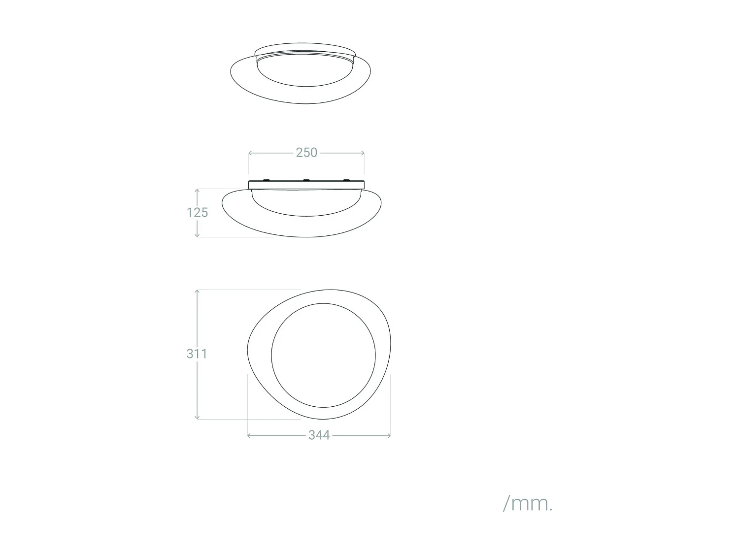 Applique Murale LED 10W Métal et Méthacrylate CCT Sélectionnable Camden S (2200K - 3000K - 4000K) CCT