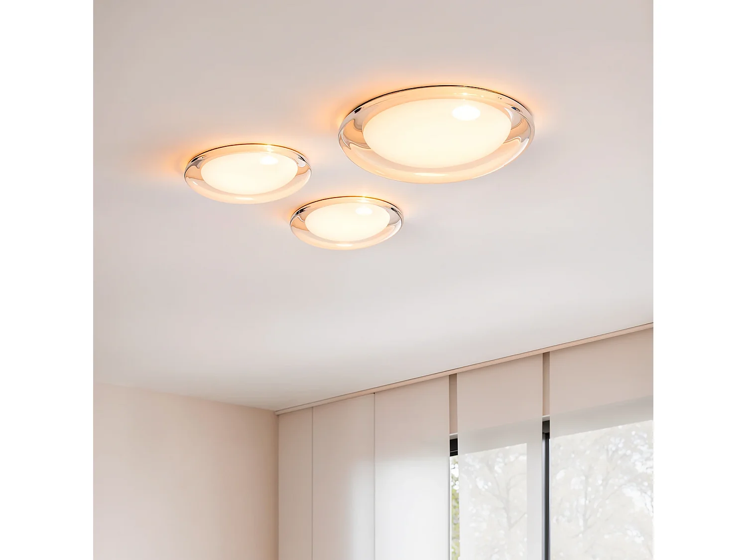 Plafón LED 10W Metal y Metacrilato CCT Seleccionable Camden S 2200K - 3000K - 4000K CCT