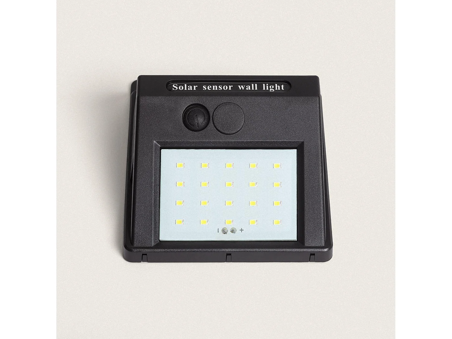 Applique Murale LED Extérieure Solaire IP65 Allumage Crépusculaire  6500K Blanc froid