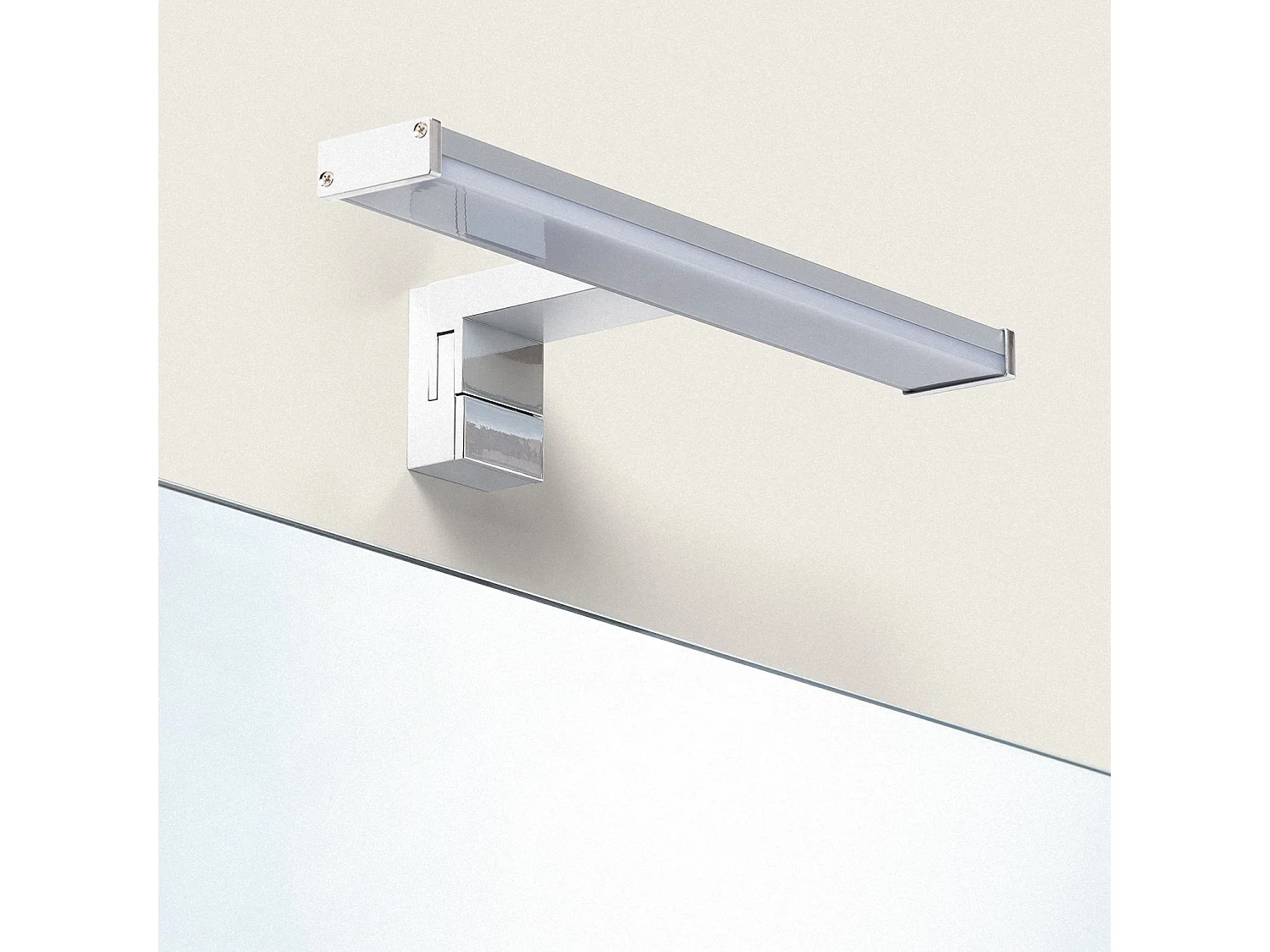 Applique Miroir Salle de Bain 6 W Argent Kendari 2700K Blanc chaud